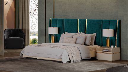 Cama Estofada Armani I
