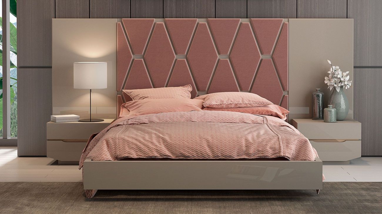 Cama Estofada Leonardo, Quartos de Casal Graca Interiores