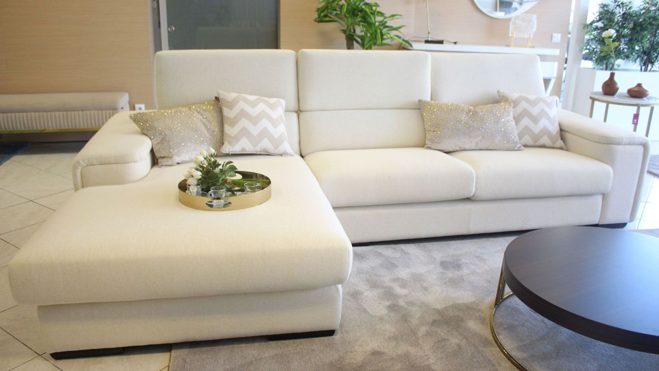 Sofá Chaise Liverpool, Sofa Chaise Longue Graca Interiores