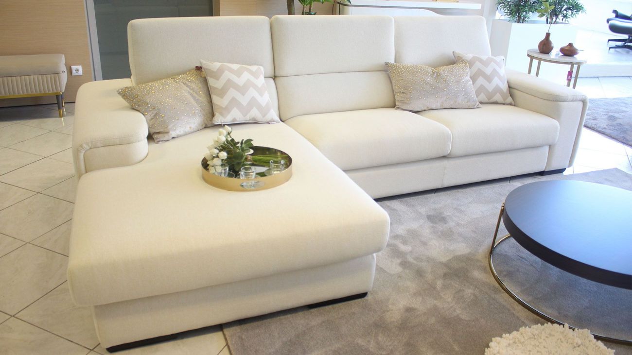 Sofá Chaise Liverpool, Sofa Chaise Longue Graca Interiores