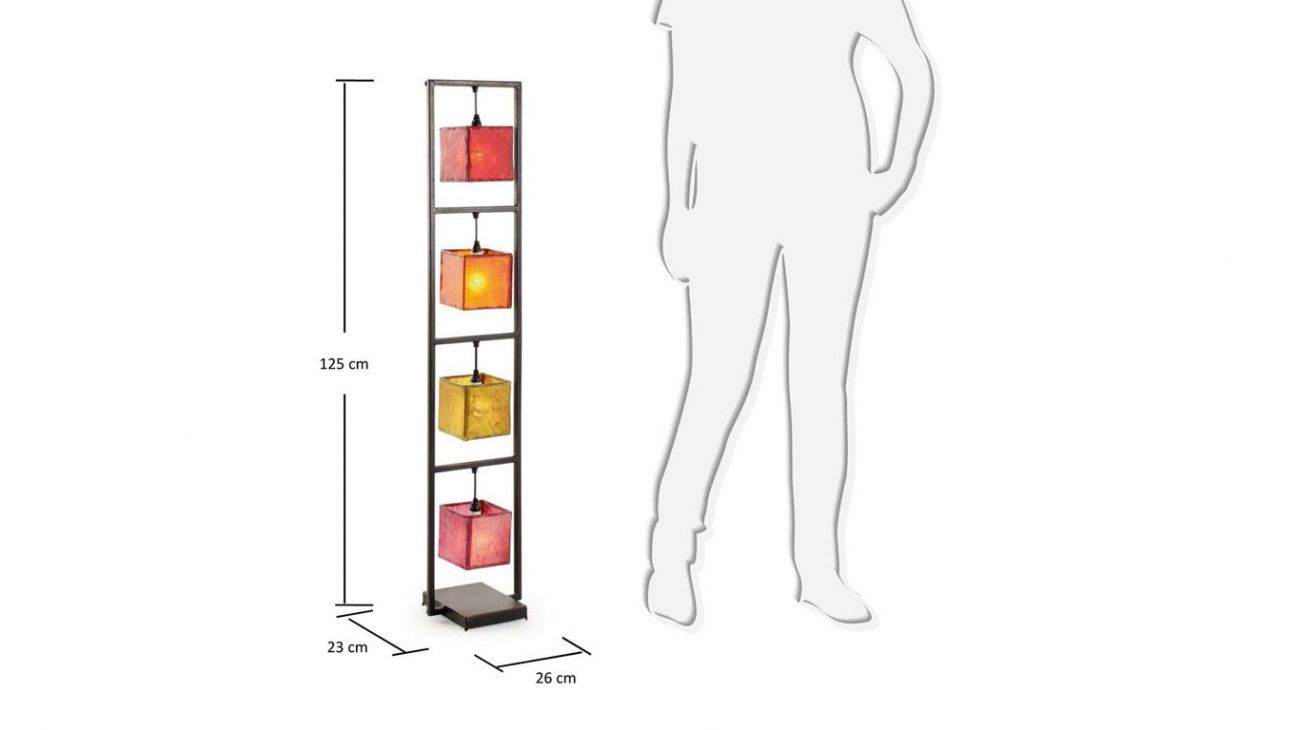 Candeeiro Aubal, candeeiro de pé