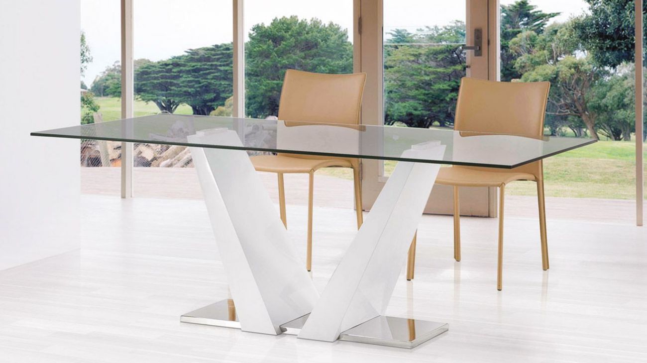 Mesa Sala Susy, Mesa de Vidro Graca Interiores