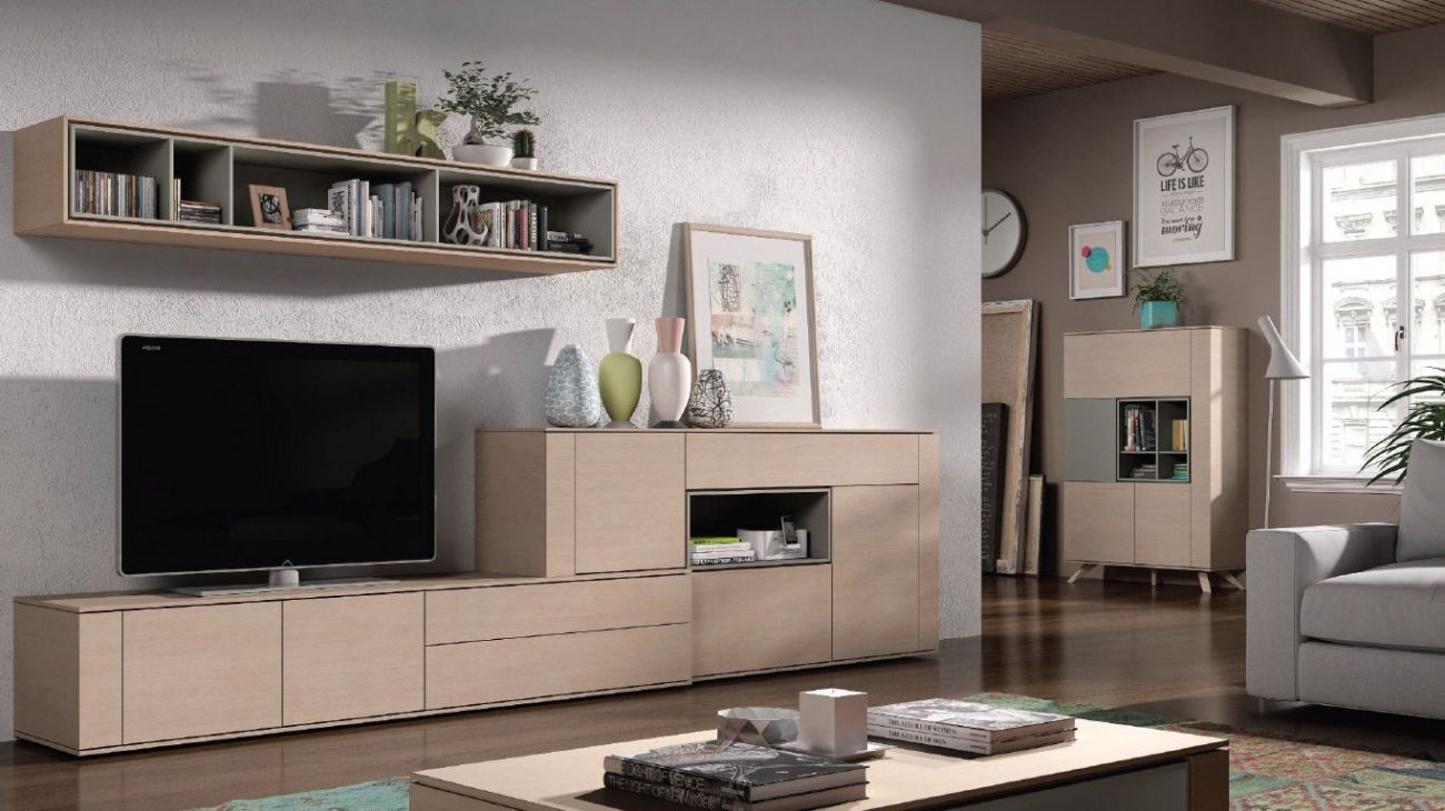 Estante TV NN418, Salas de Estar Graca Interiores