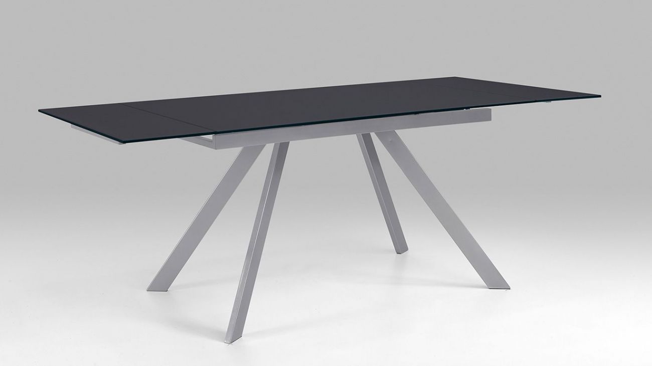 Mesa Extensível Apollo, Mesa de Vidro Graca Interiores