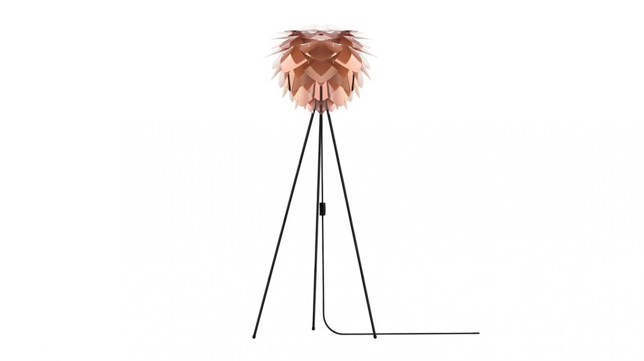 Candeeiro Silvia Mini Copper, candeeiro de pé