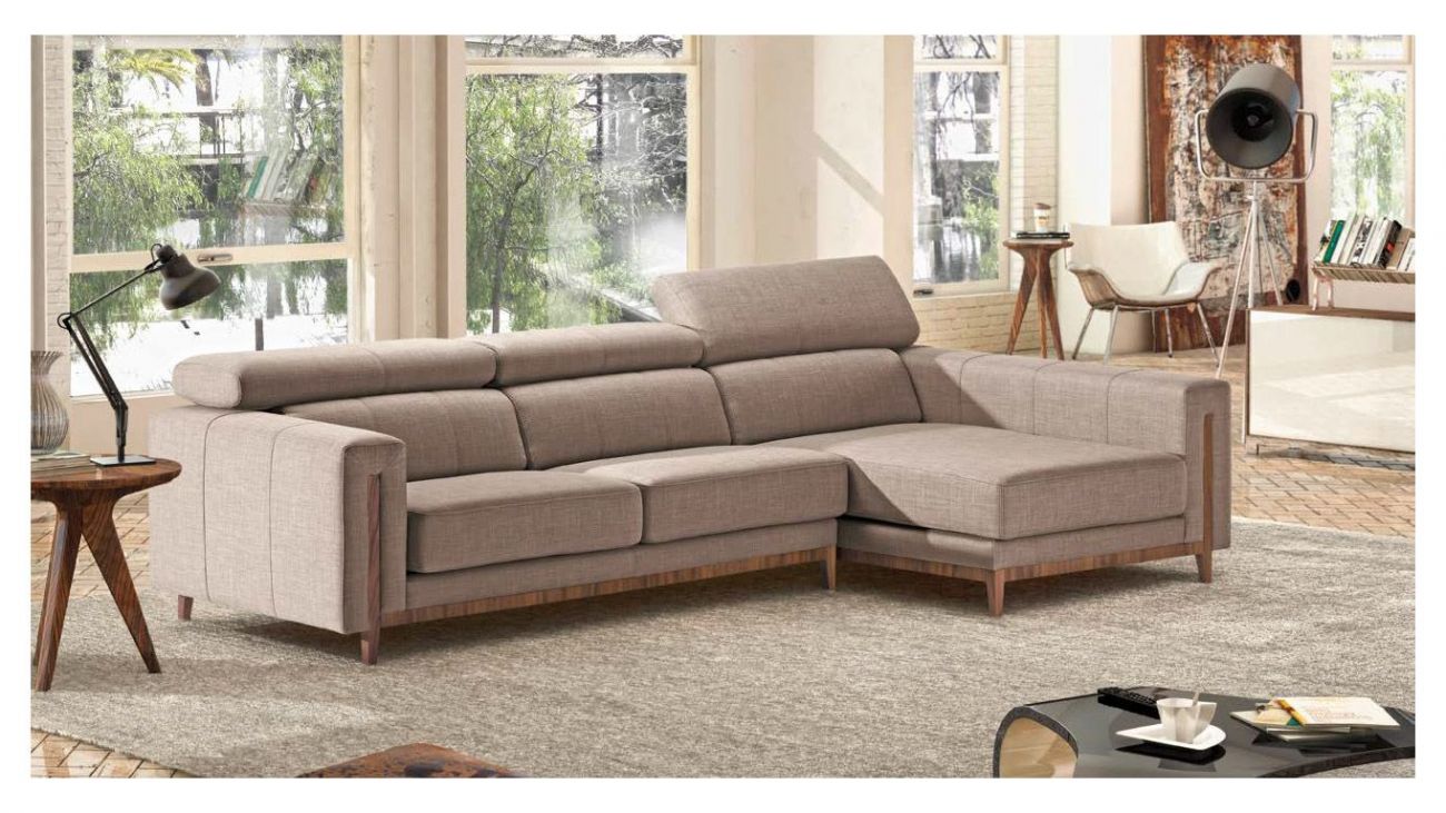 Sofá Borba c/Chaise, Sofa Chaise Longue Graca Interiores