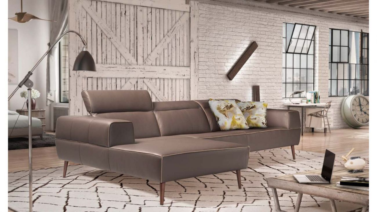 Sofá Oliver c/Chaise, Sofa Chaise Longue Graca Interiores