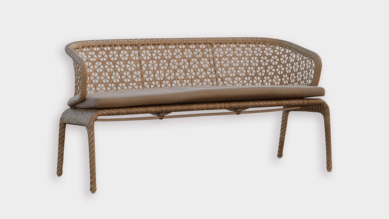 Banco Jantar Journey, Mesas de Jardim, feito à mão na indonésia. Resistente à abrasão altomsférica. Melhor qualidade existente para produtos de exterior. Mobiliário de Jardim de Luxo. Luxury Outdoor Furniture