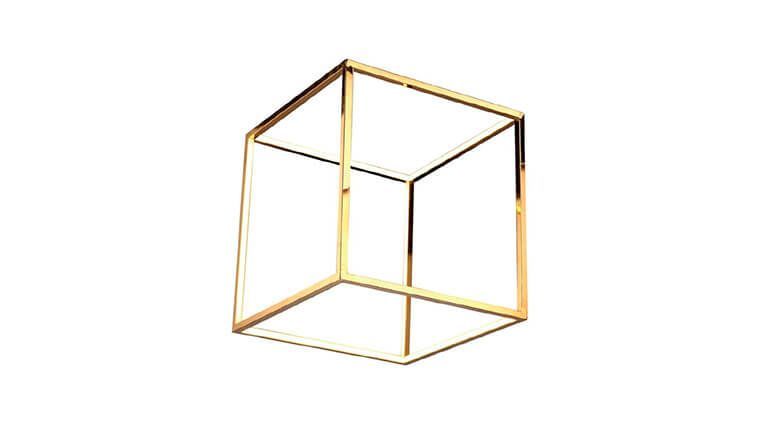 Candeeiro Teto Cube, Iluminacao Graca Interiores