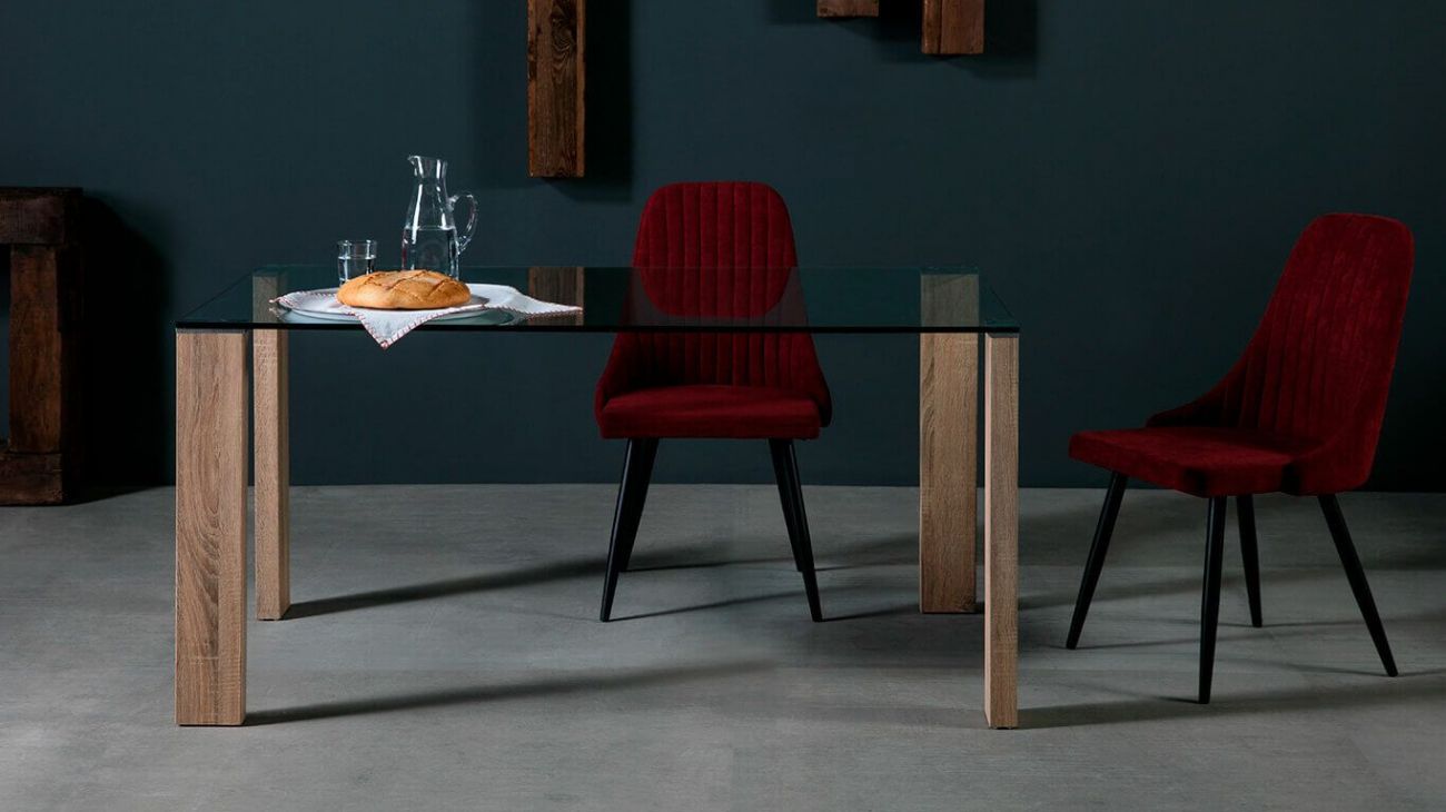 Mesa de Jantar Turin Retangular, Mesa de Jantar Graca Interiores