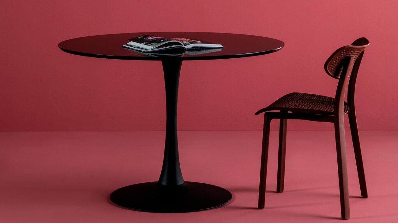 Mesa de Jantar Oda Preta, Mesa de Jantar Graca Interiores