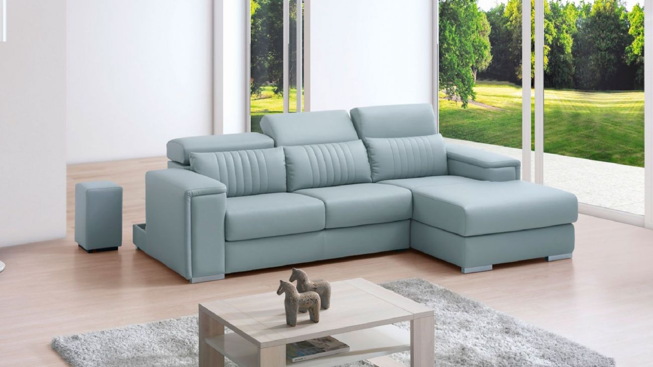 Sofá Muriel Chaise, Sofa Chaise Longue Graca Interiores