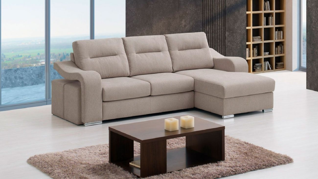 Sofá Ozzy Chaise, Sofa Chaise Longue Graca Interiores