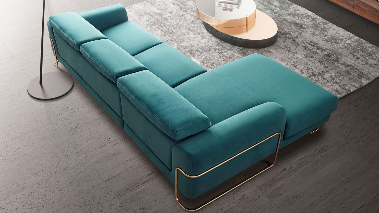 Sofá chaise Flux, Sofa Chaise Longue Graca Interiores