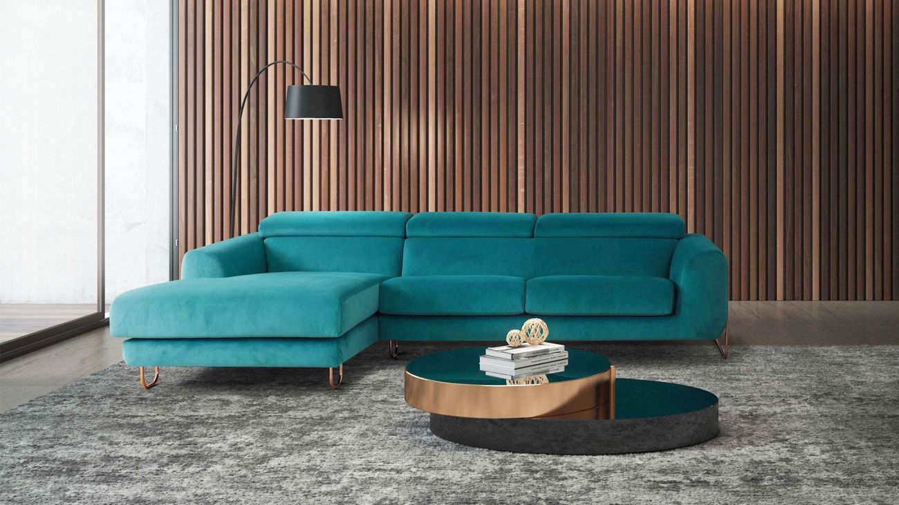 Sofá chaise Flux, Sofa Chaise Longue Graca Interiores