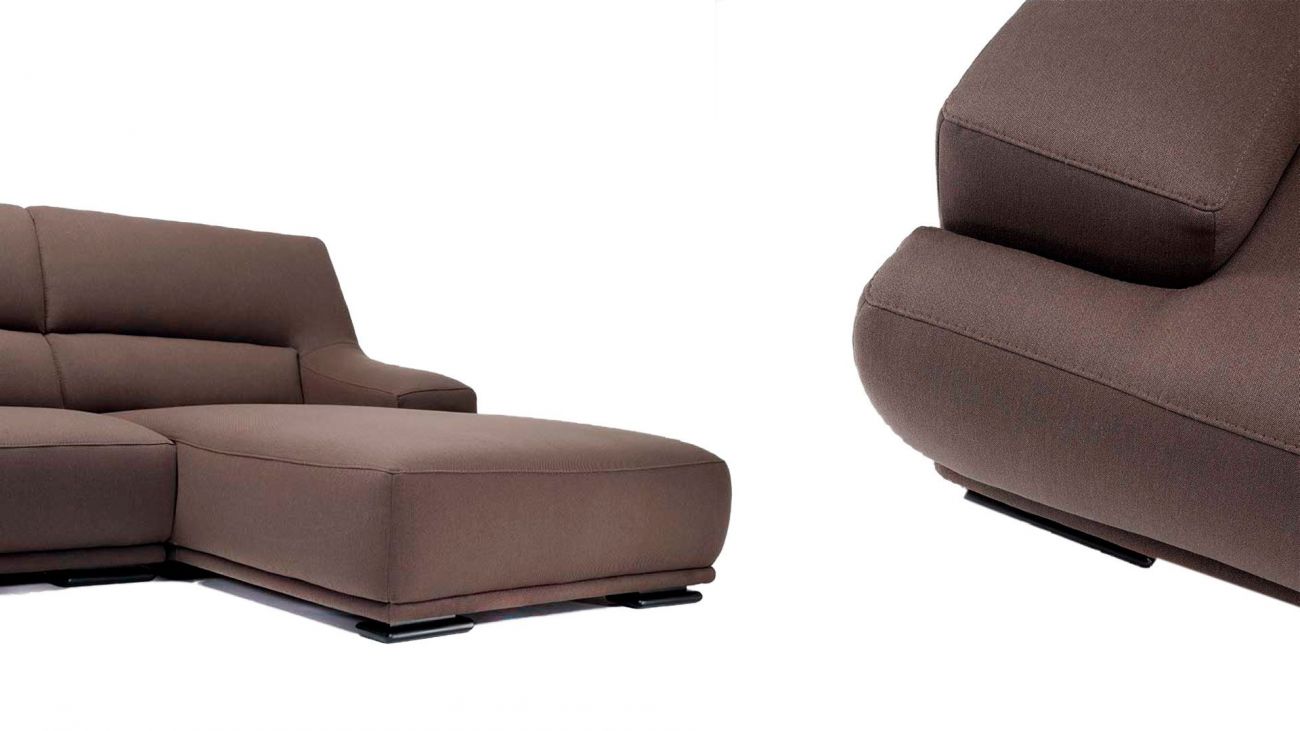 Sofá Chaise Lisboa 260, Sofás em Pele Verdadeira