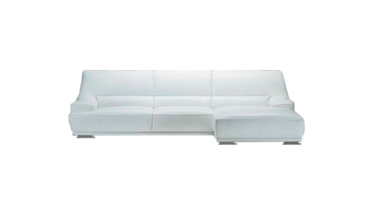 Sofá Chaise Lisboa 260, Sofás em Pele Verdadeira