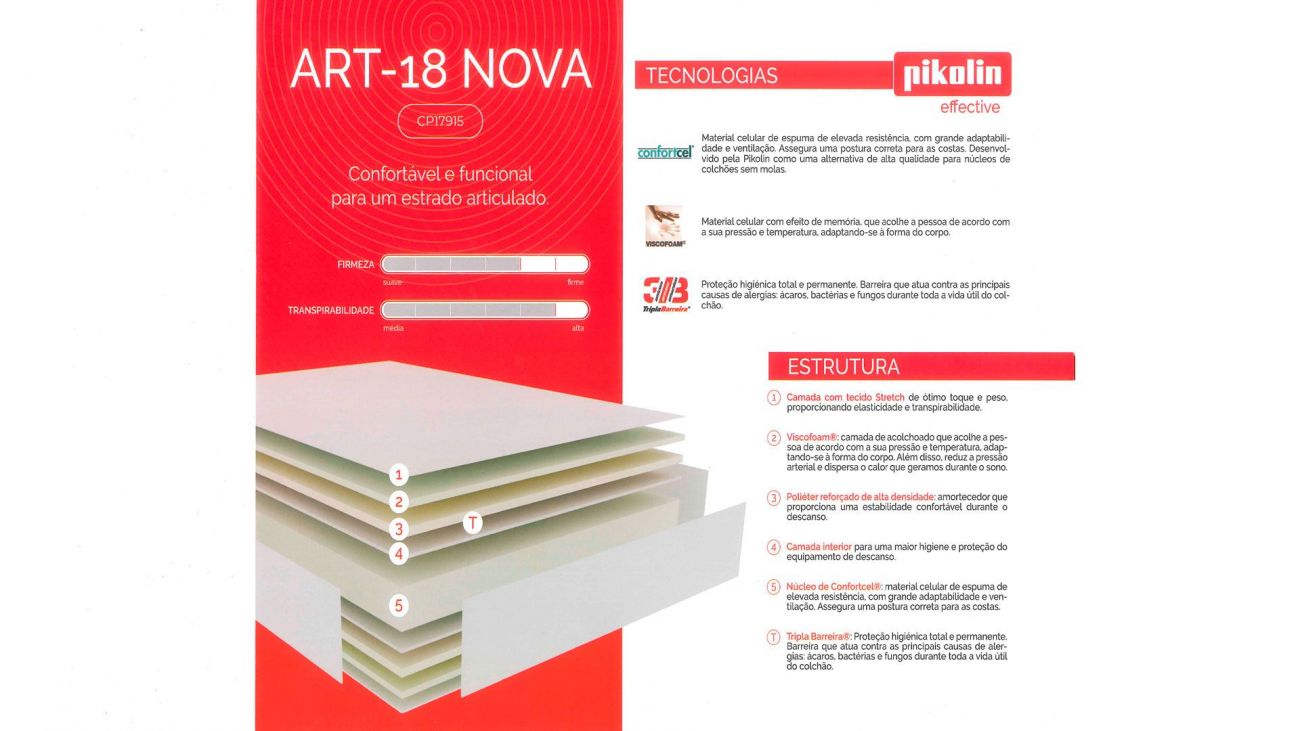 Colchão Art18Nova, Descanso Graca Interiores