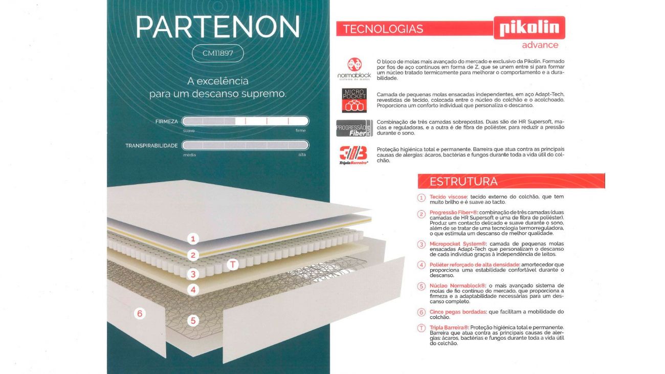 Colchão Partenon, Descanso Graca Interiores