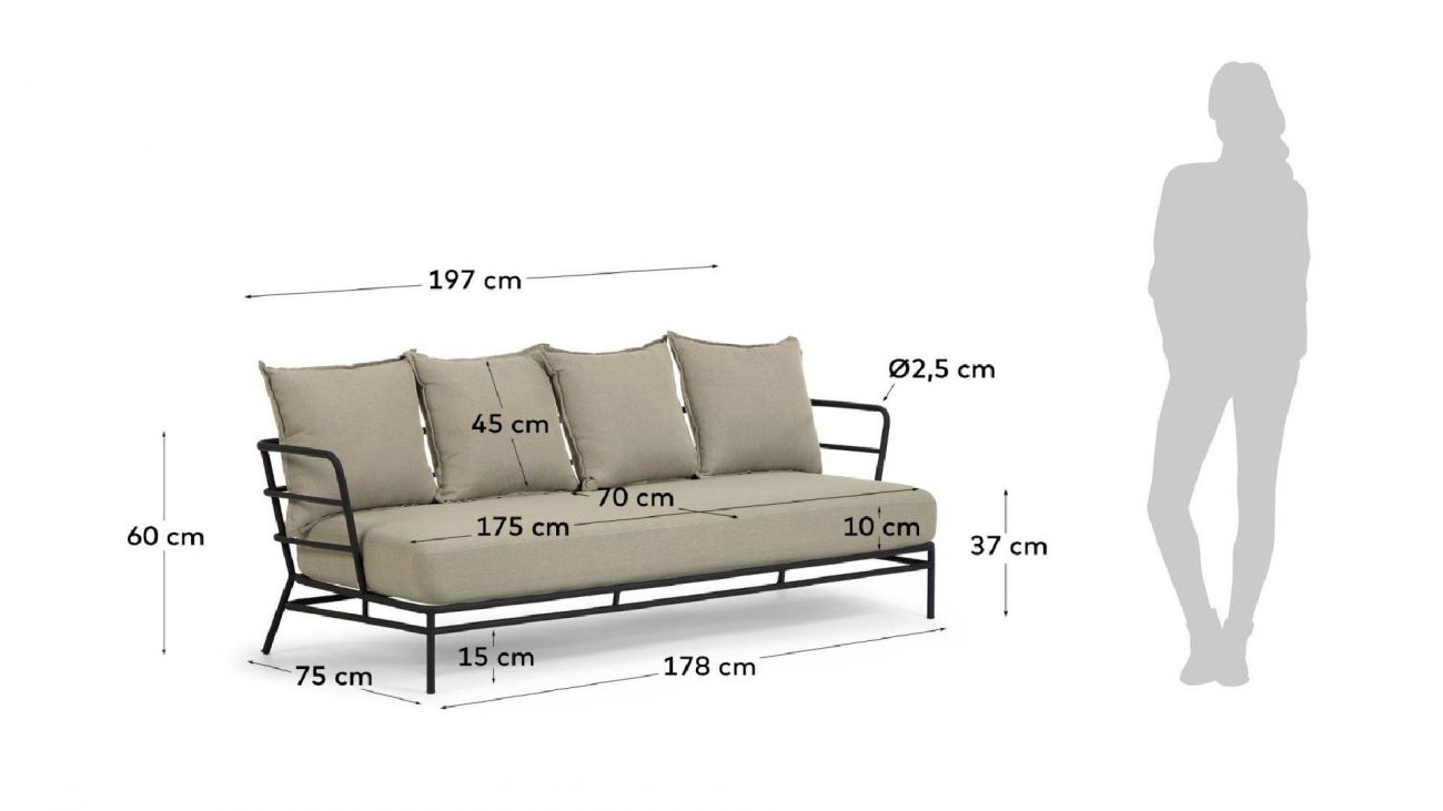 Sofá Exterior Mareluz, Sofás Jardim Graça Interiores 