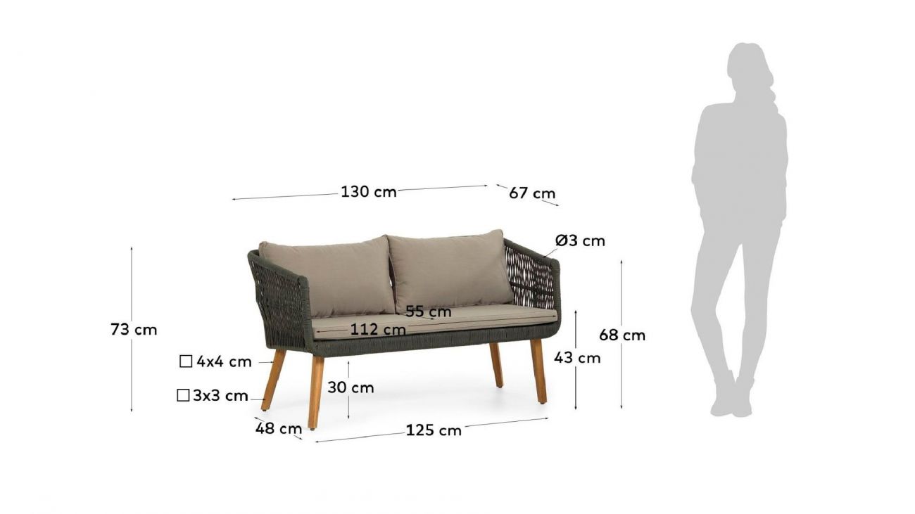 Conjunto de Exterior Inta, Sofás Jardim Graça Interiores 