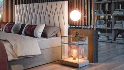 Mesa de Apoio Ellender Glass