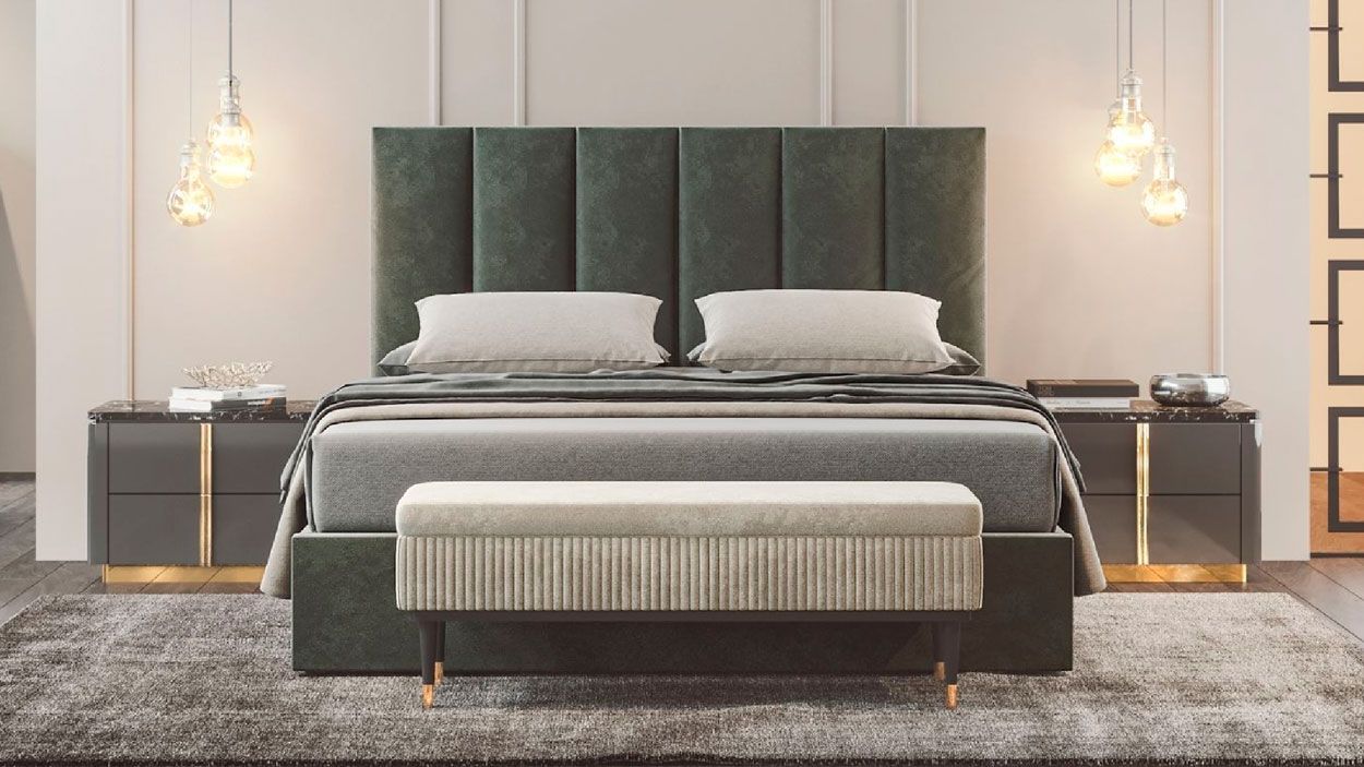  Cama Estofada Spye II, Camas Estofadas Graca Interiores
