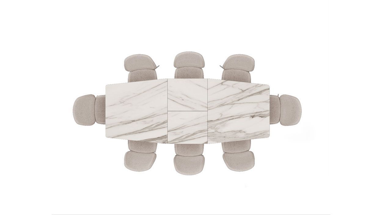 Mesa de Jantar Extensível Adria, Mesa de Jantar Graca Interiores