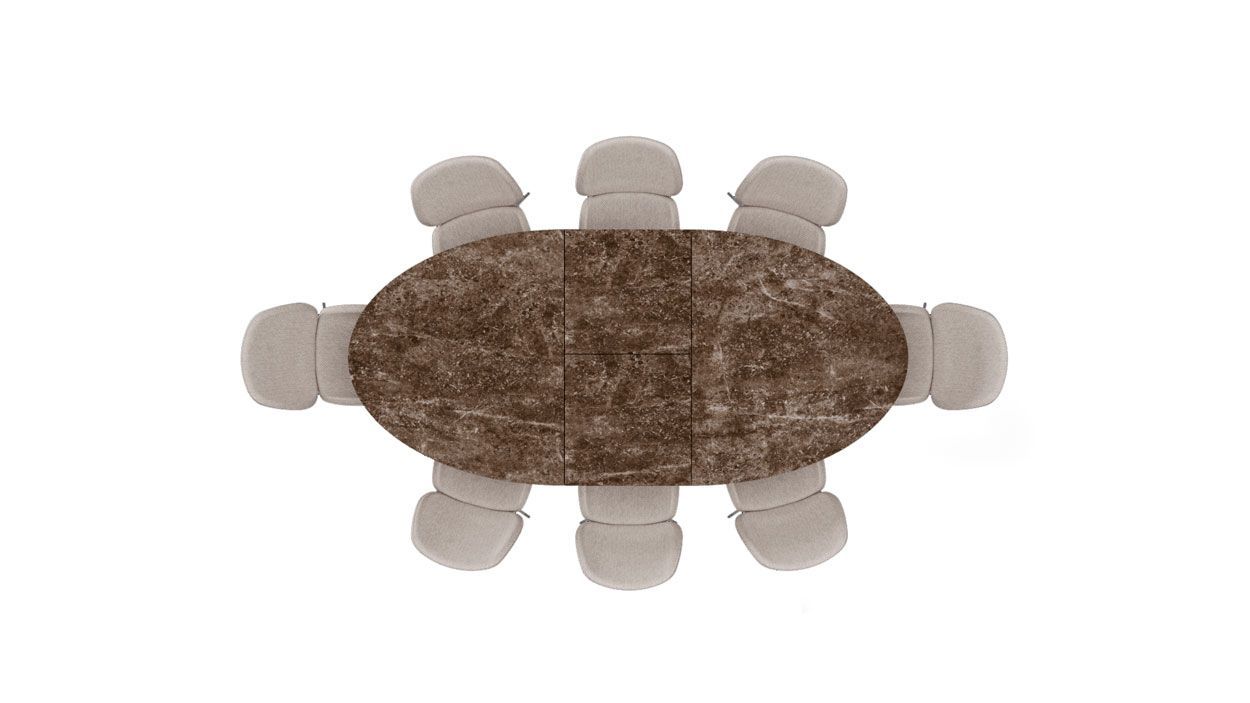 Mesa Extensível Harpe, Mesa de Jantar Graca Interiores