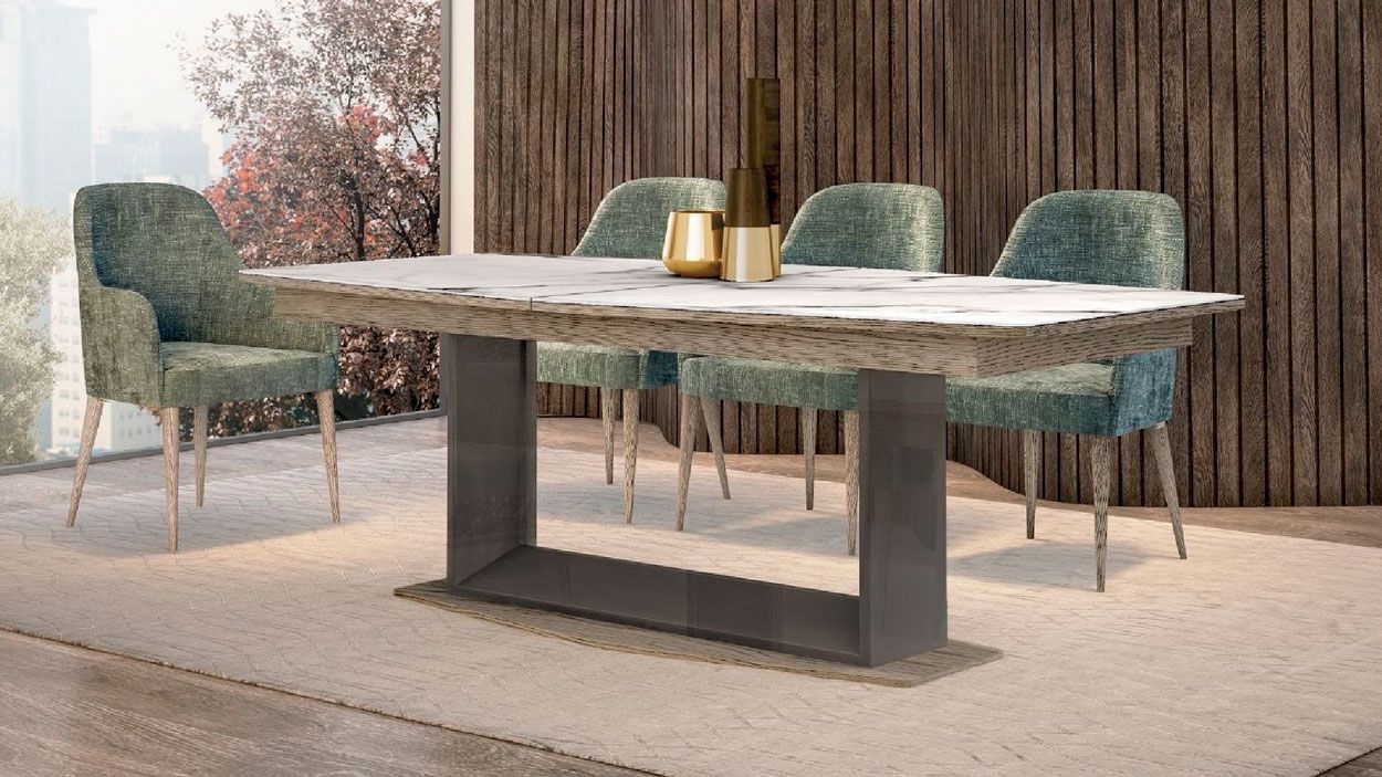 Mesa Extensível Lerc, Mesa de Jantar Graca Interiores