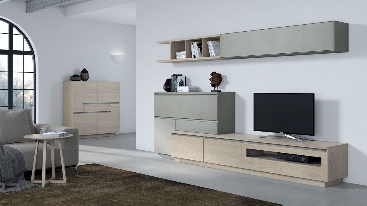 Estante TV Lyra 21, Salas de Estar Graca Interiores