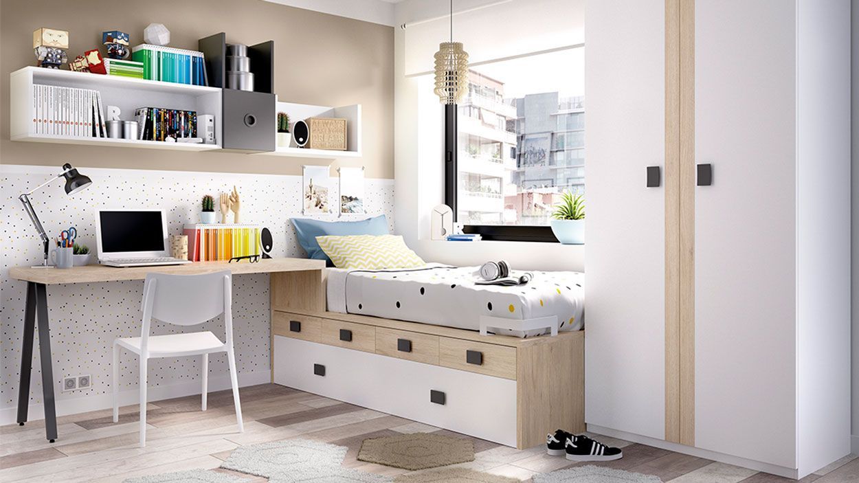 Quarto Juvenil H-104, Crianca e Juvenil Graca Interiores 