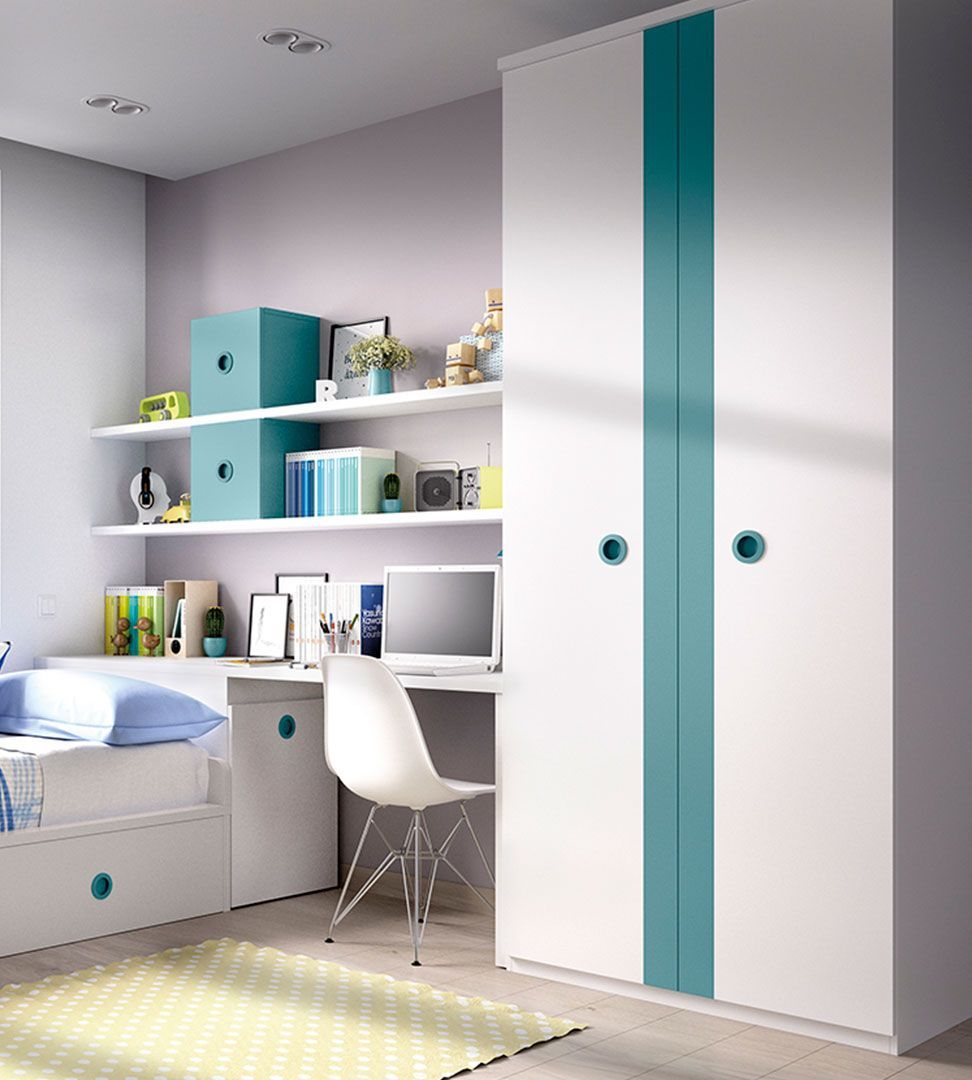 Quarto Juvenil H-204, Mobiliário Graça Interiores