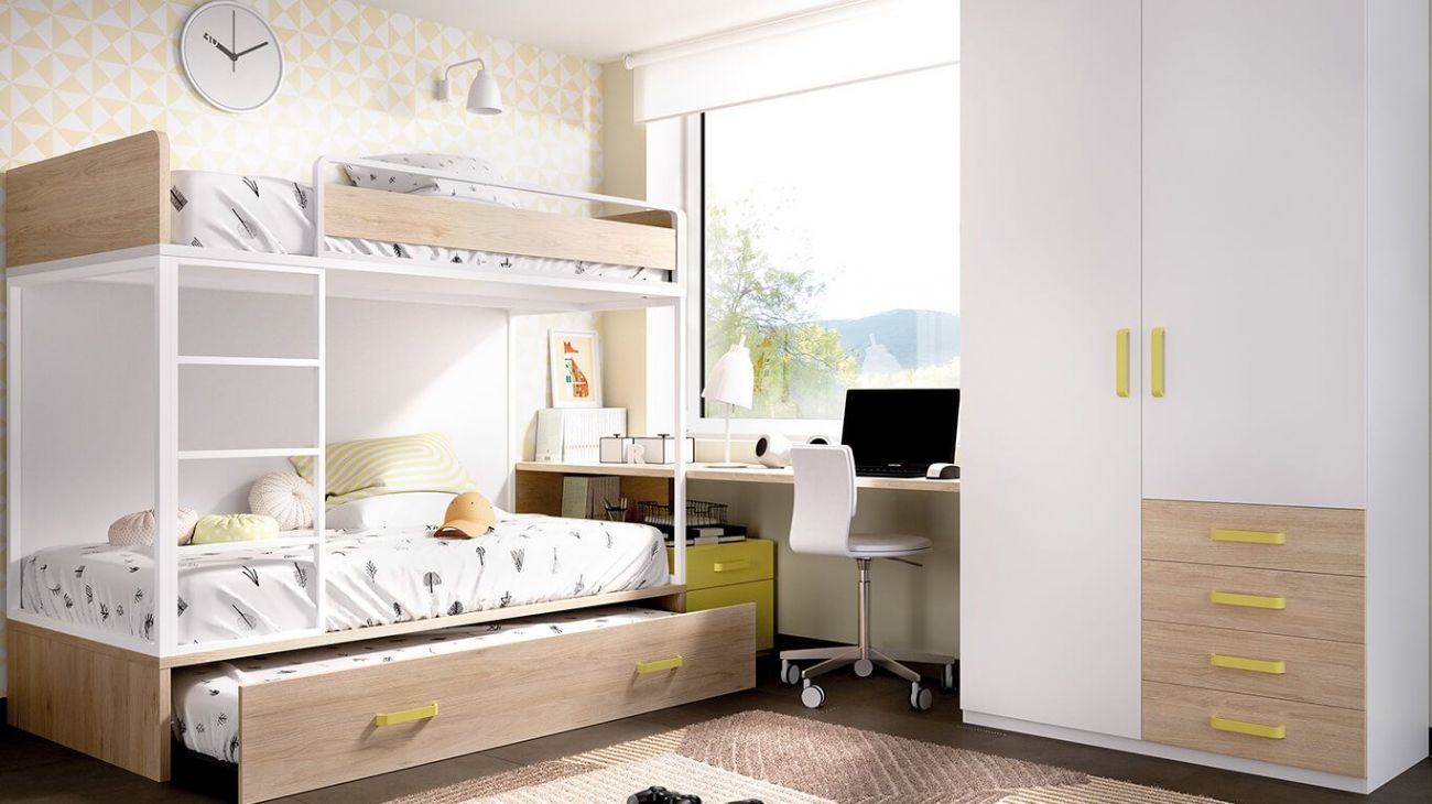 Quarto Juvenil H-309, Mobiliário Graça Interiores