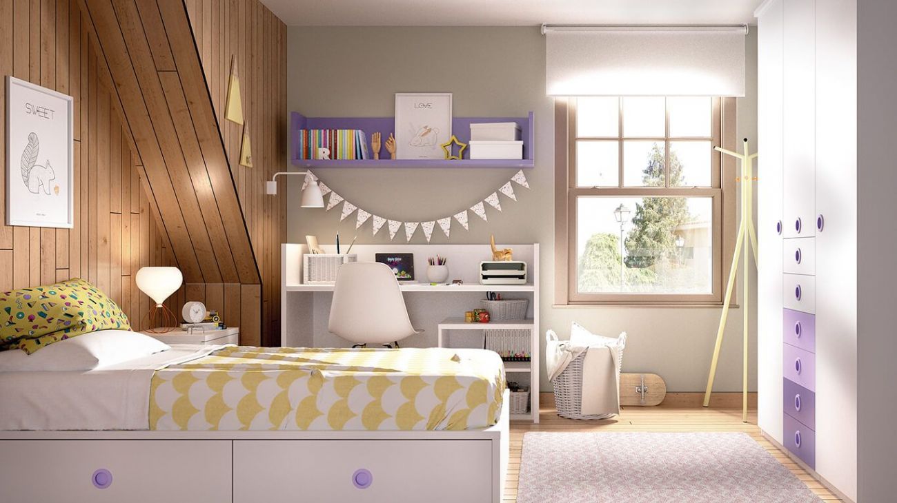 Quarto Juvenil Evo H-510, Crianca e Juvenil Graca Interiores 