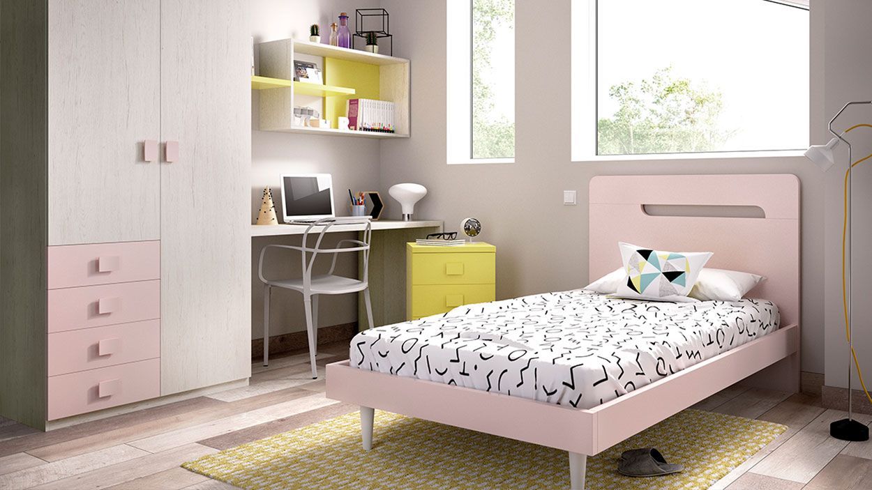 Quarto Juvenil H-613, Mobiliário Graça Interiores