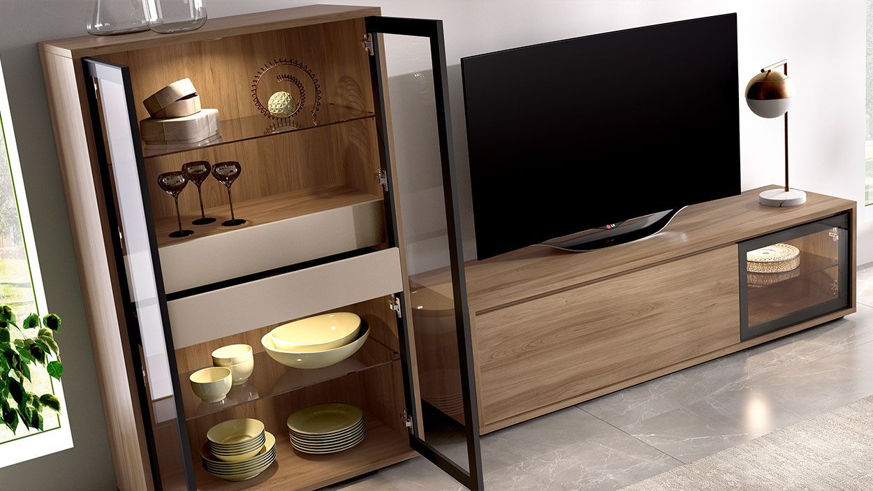 Estante TV Duo 05, Salas de Estar Graca Interiores