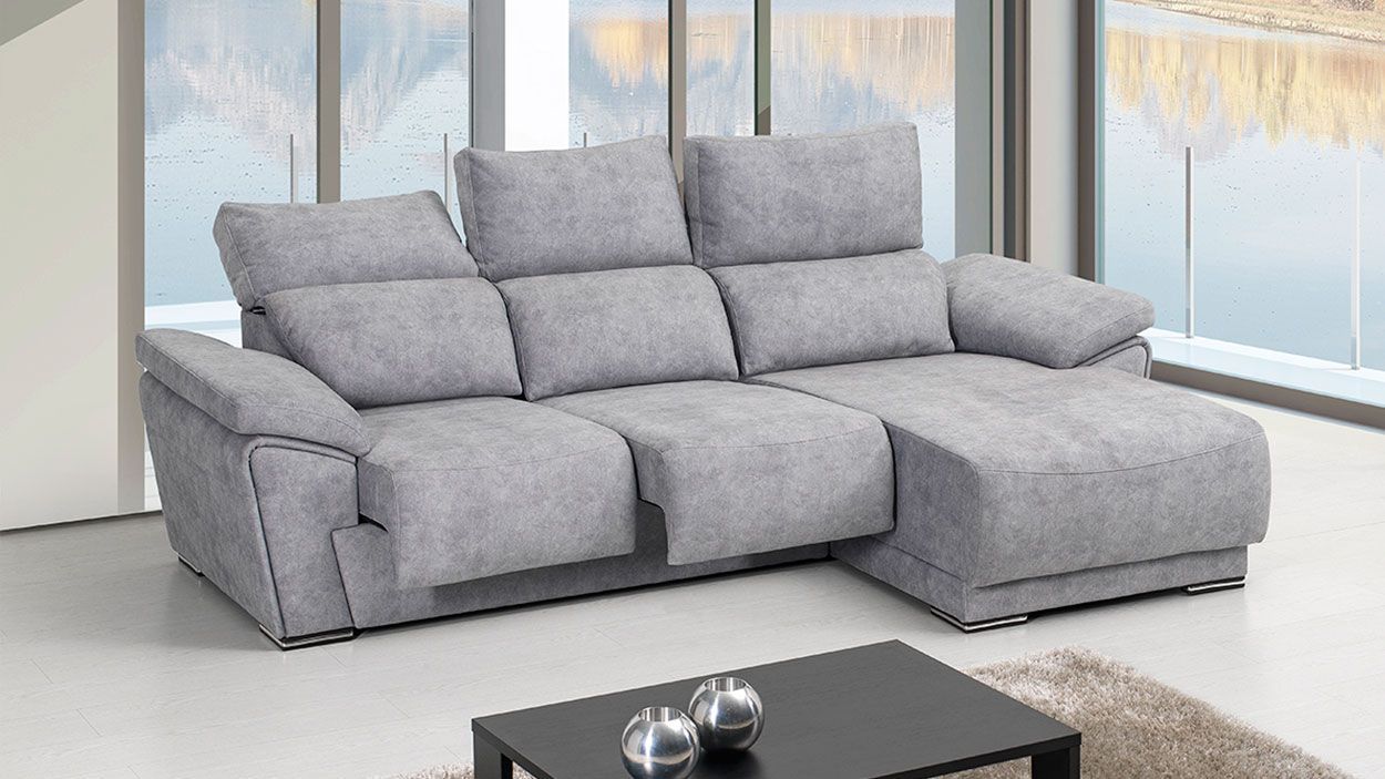 Sofá Chaise Kleber, Chaise Lounge