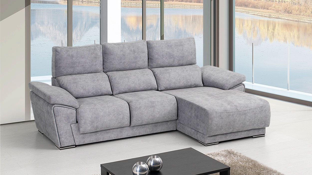 Sofá Chaise Kleber, Chaise Lounge