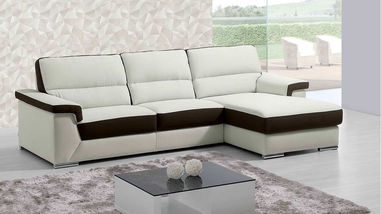 Sofá Monika Chaise, Sofa Chaise Longue Graca Interiores