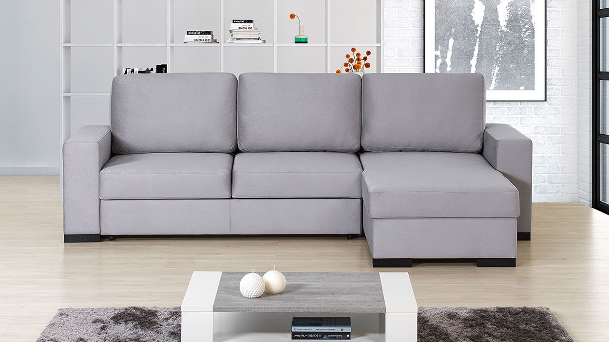 Sofá Chaise Riga c/Cama, Sofa Cama Graca Interiores