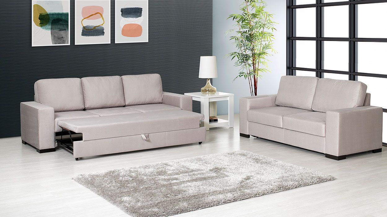 Sofá 3+2 Lugares Riga, Sofa Cama Graca Interiores