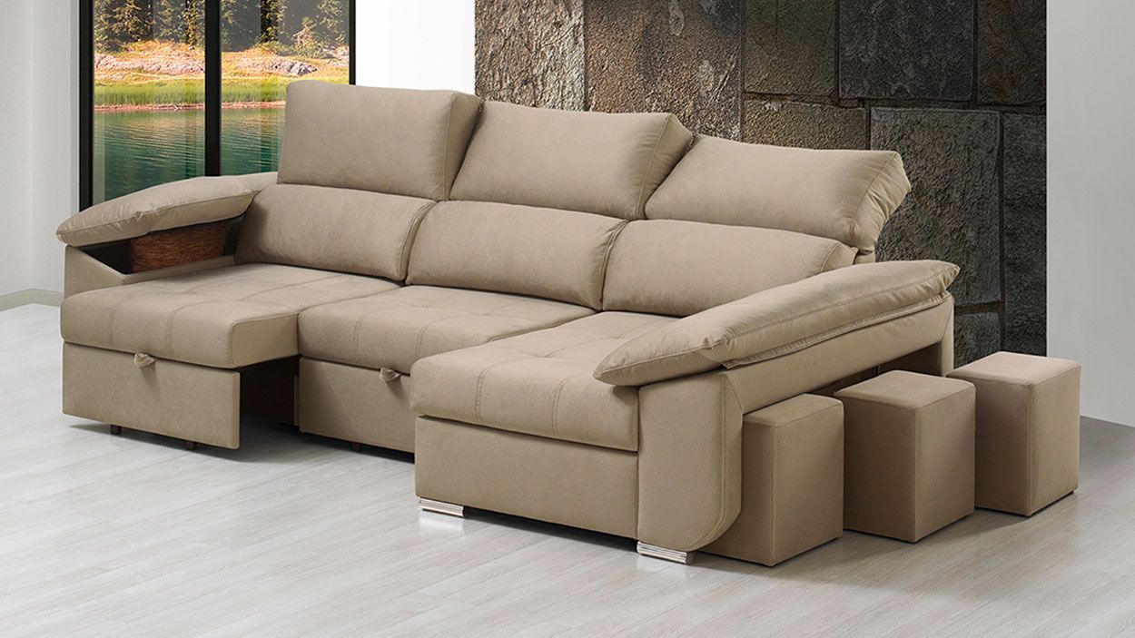 Sofá Chaise Robson, Chaise Lounge