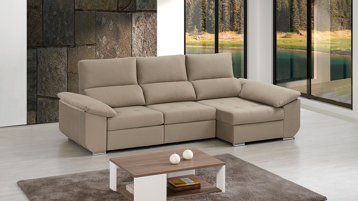 Sofá Chaise Robson, Chaise Lounge