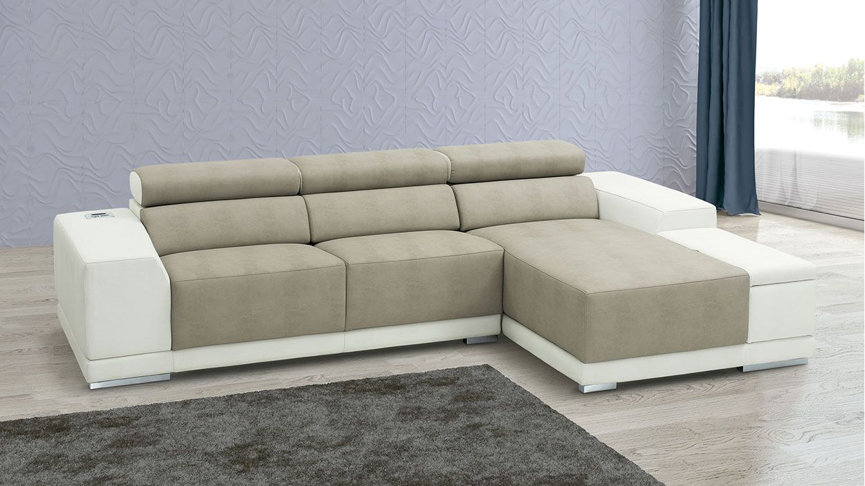 Sofá Chaise Vicent, Chaise Longue Graça Interiores