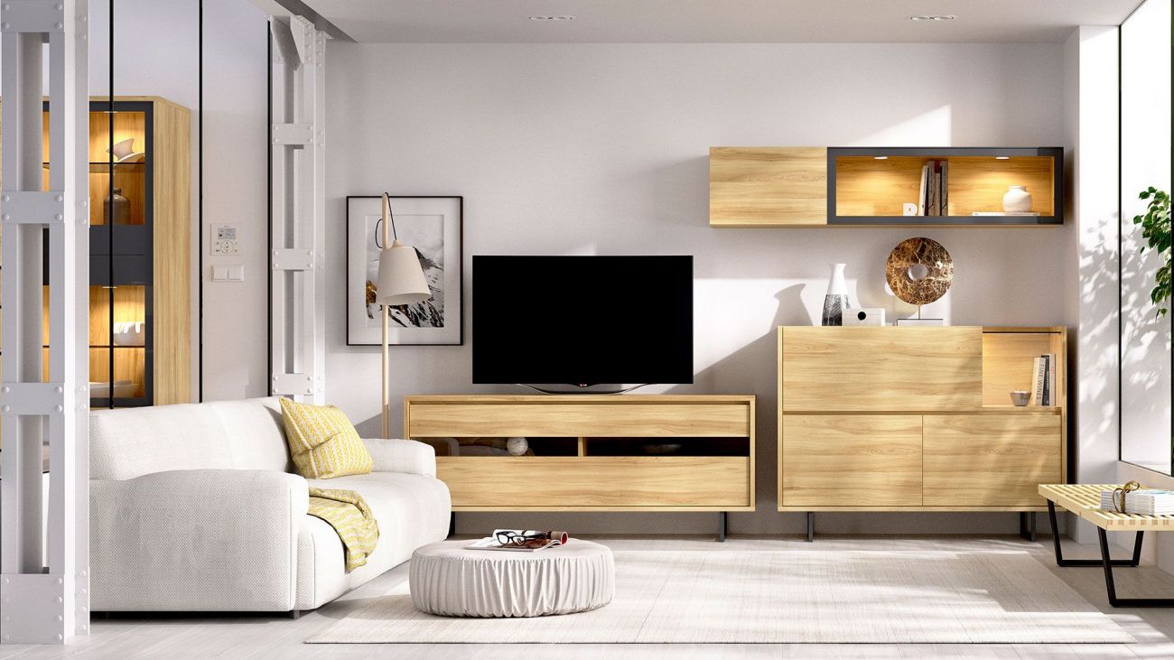 Estante Tv Duo 12, Salas de Estar Graca Interiores