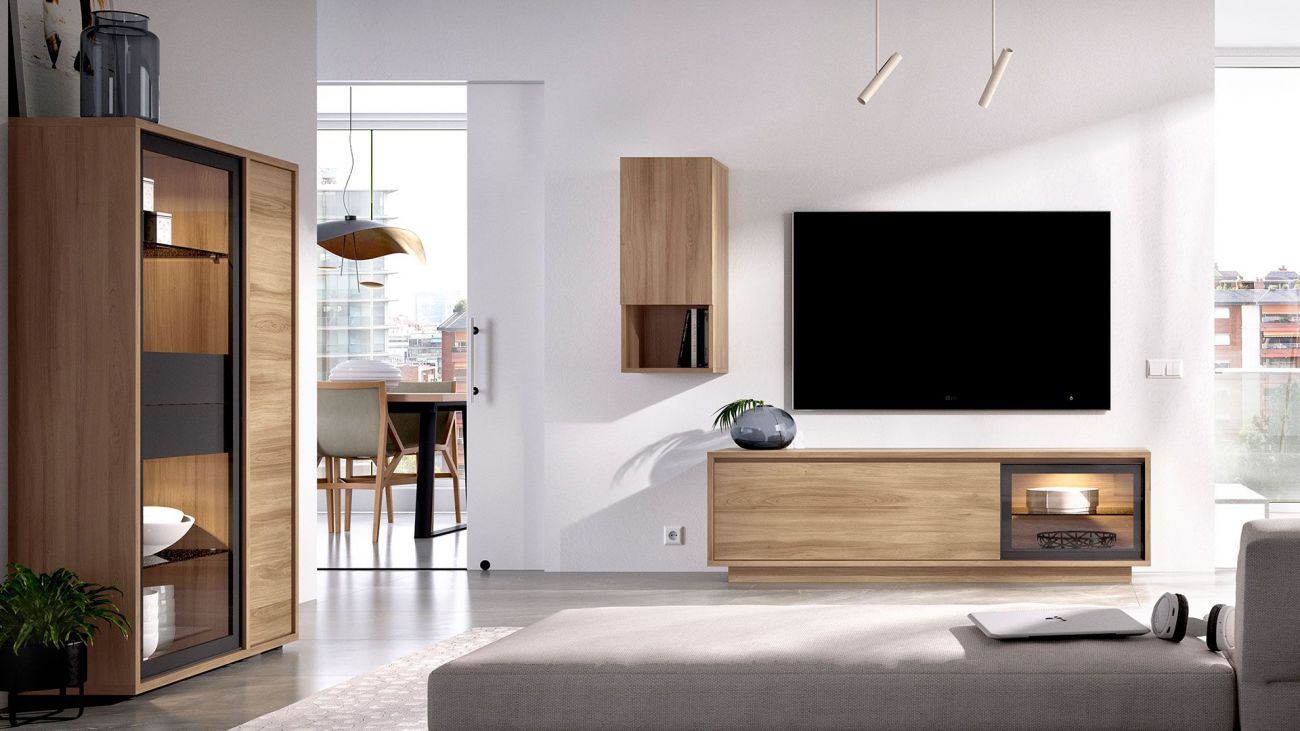 Estante de TV Duo 29, Salas de Jantar Graca Interiores