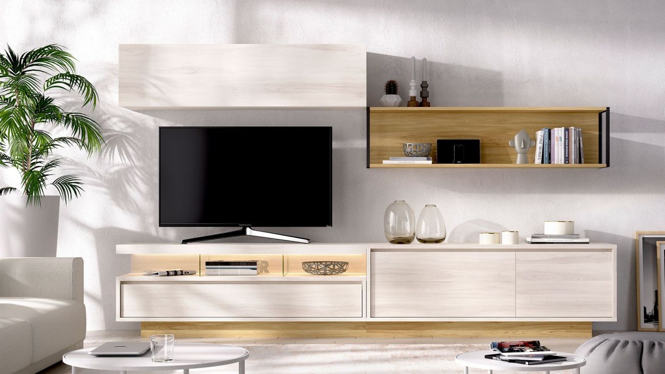 Estante TV Duo 35, Salas de Estar Graca Interiores