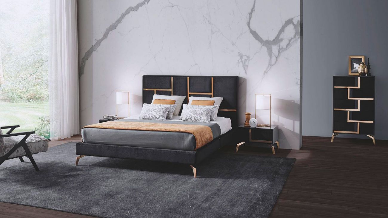 Cama Casal Aqua, Mobiliário Graça Interiores