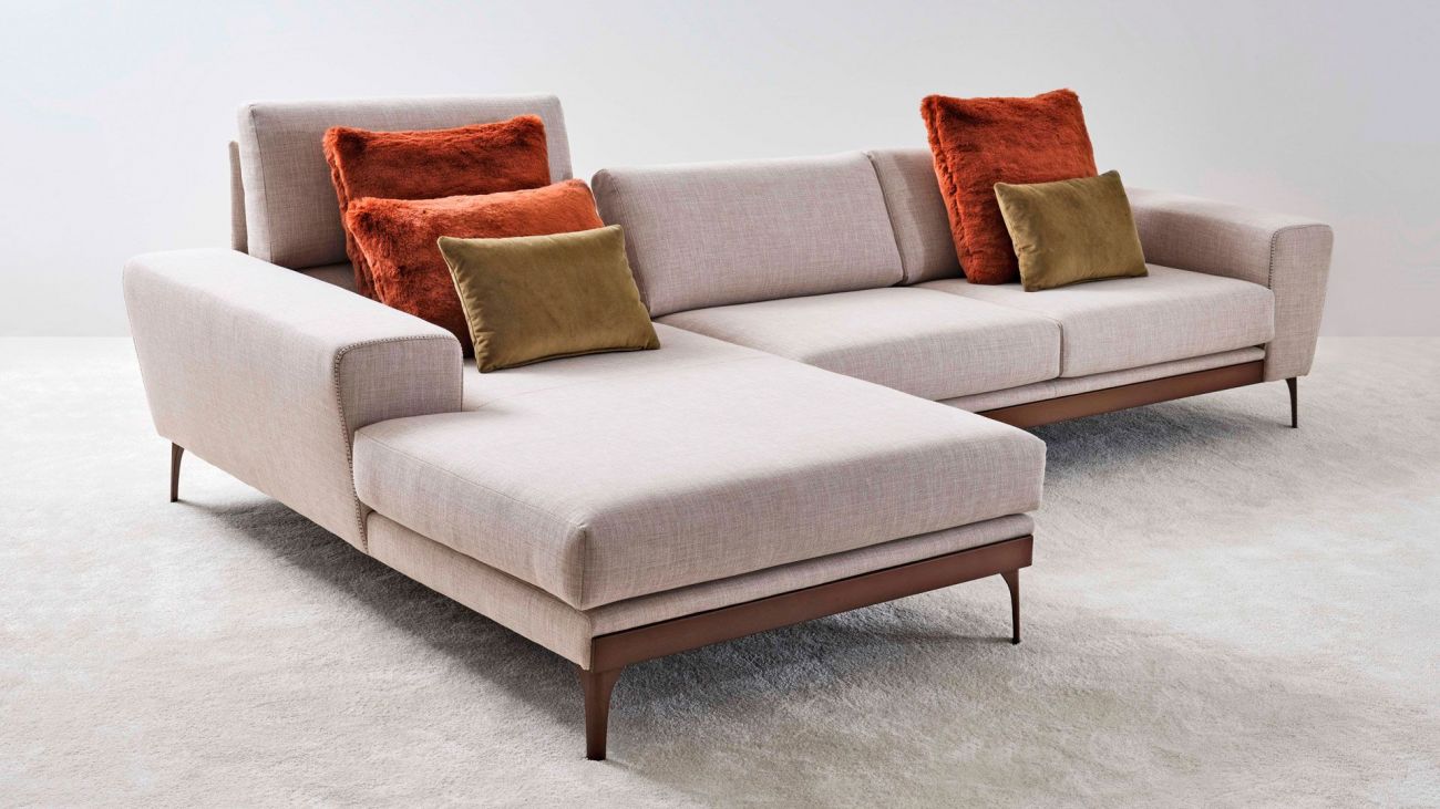 Sofá Chaise Lloyd, Sofa Chaise Longue Graca Interiores